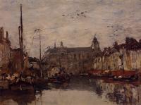 Boudin, Eugene - The Merchant Dock